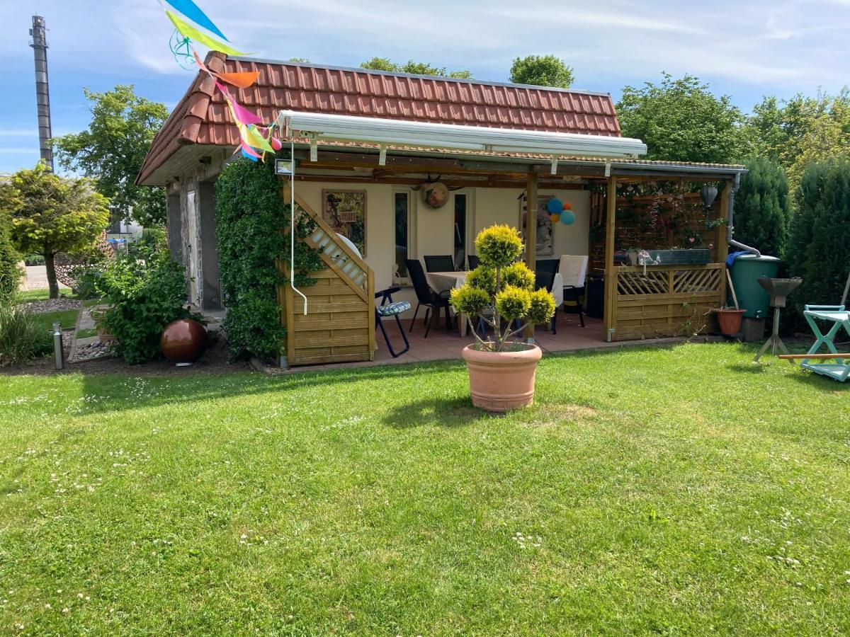 Landhausidyll Ferienwohnung Grundshagen Esterno foto