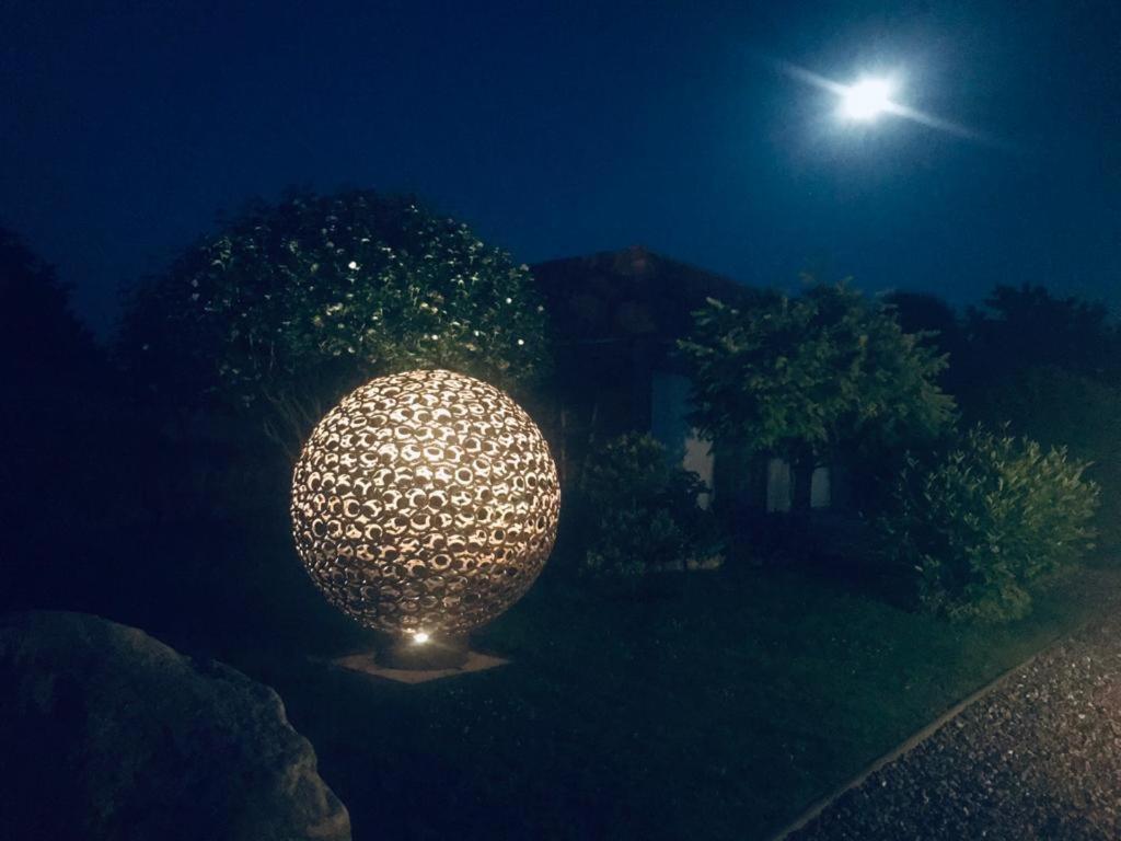 Landhausidyll Ferienwohnung Grundshagen Esterno foto
